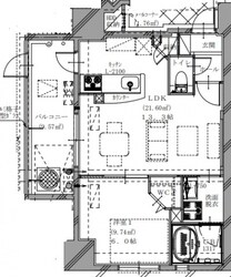 BAUHAUS翠 NO.24の物件間取画像